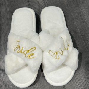 BRIDE furry Slippers NEW